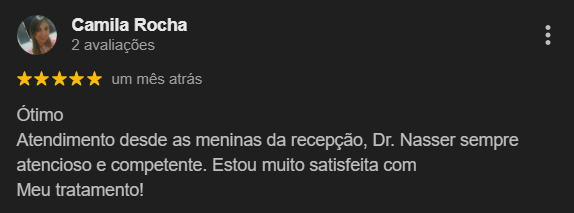 Avaliação Google — Odonto Prime